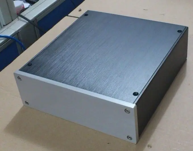 WANBO font b Audio b font 2207 aluminum amplifier enclosure chassis amplifier DAC case preamplifier diy
