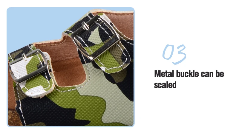 ULKNN Brand Kids Footwear Children School Shoes Boys Girls Sandals Leather Camouflage shoes Casual Apartments baby Sandals (16)
