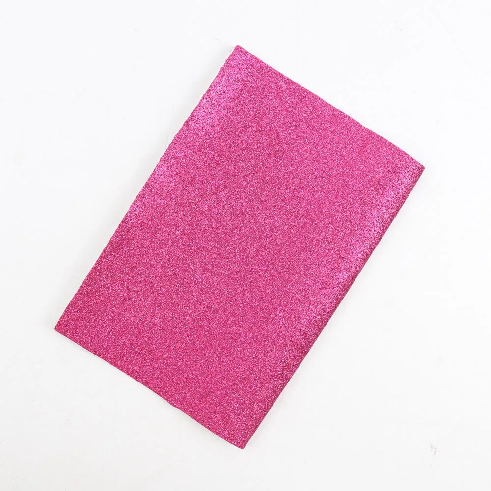 AHB блестящая искусственная кожа лист блестящая ткань для бантов конфеты искусственная кожа сделай сам бант для волос обои ручной работы чехол для телефона материал - Цвет: 175 dark pink