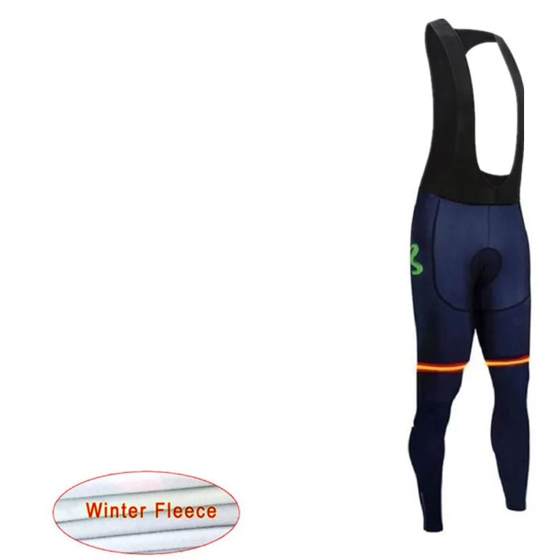 pants 6 Movistar на открытом воздухе Велосипеды Джерси с длинными рукавами Термальность велосипедная шерстяная зимняя Велосипедная форма комплект бикини купальники Maillot Ropa Ciclismo Hombre D4 - Цвет: pants 6