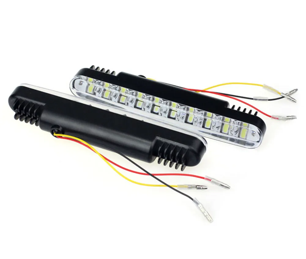 2x 30 LED Car Daytime Running Light DRL Daylight Lamp with Turn Lights (8)