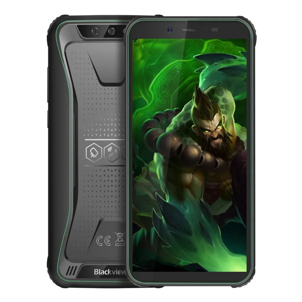 

Blackview BV5500 Pro Android 9.0 Cell Phone 4G Lte IP68 Waterproof 4400mAh 5.5" 3GB 16GB NFC Face Unlock OTG Smartphone