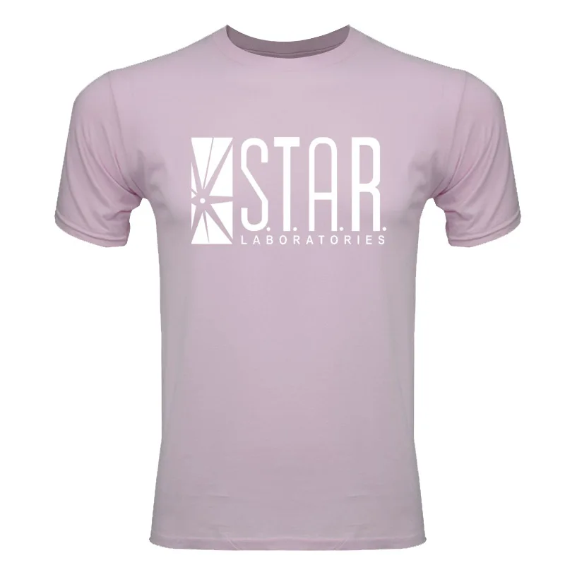 Мужская футболка с короткими рукавами и надписью «s Black Star Lab», новинка, Мужская футболка, Мужская футболка, одежда для мальчиков, аниме, комиксы, флэш - Цвет: pink
