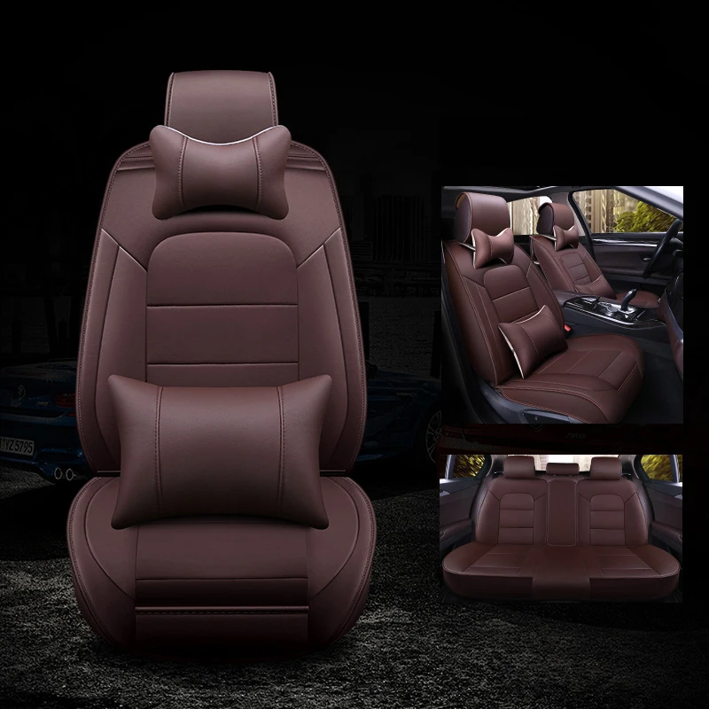 kalaisike leather universal font b car b font seat covers for Mercedes Benz all models E
