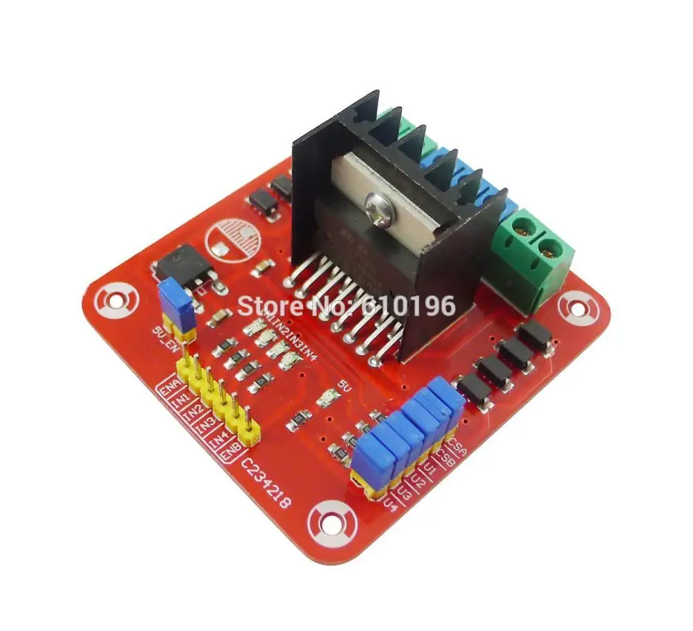 

L298N Dual Bridge DC Stepper Controller Control Motor Driver Module Board