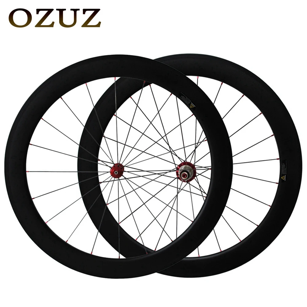 

Tax included OZUZ 23mm Width Ultra light Clincher Profile Road Bike Wheelset 700C Carbon 88mm Depth Cycling Carbon road Wheels