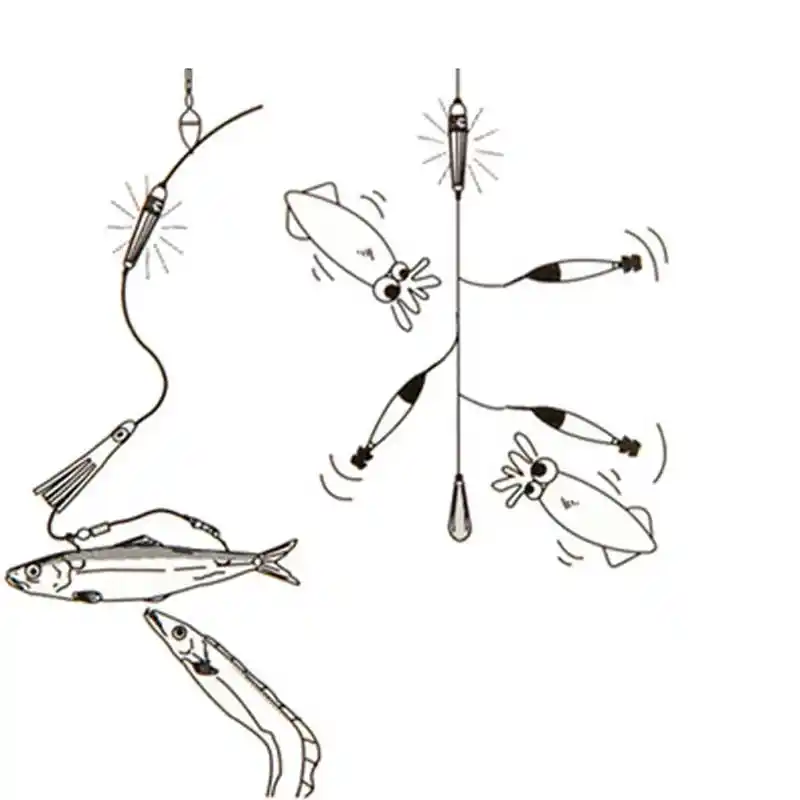 flashing led mini lamp bait practical fishing tackle underwater