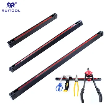 

Magnetic Tools Holder Double-Sided Rack 12"/18"/24" Magnet Organizer Storage Block For Work Table Heavy Duty