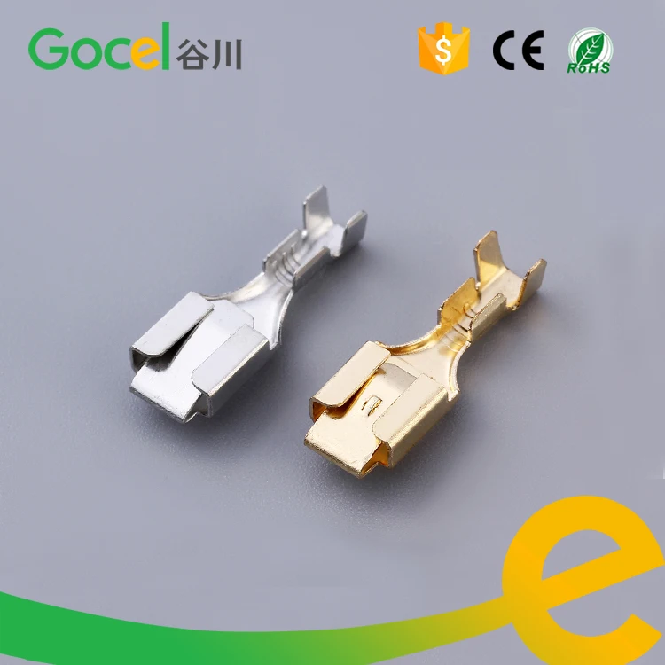 250 series,electrical connector and terminal,brass wire crimp terminal