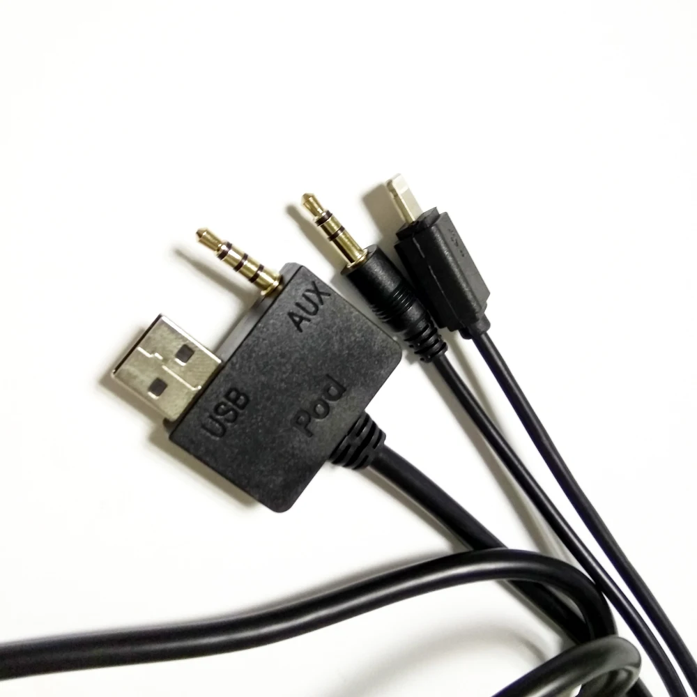Biurlink 3 5 мм разъем USB Aux аудио кабель адаптер для зарядки Hyundai Kia iPhone 5S 6 6S|usb aux|aux cable
