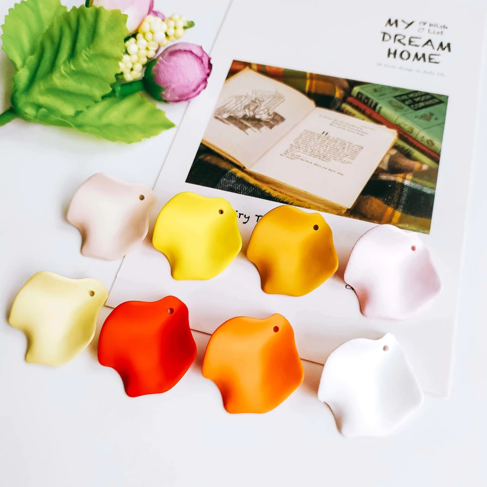 

Eardrop Accessories Resin Plastic Pendant Earring Necklace Charms Diy Making Material Jewelry Finding 10pcs