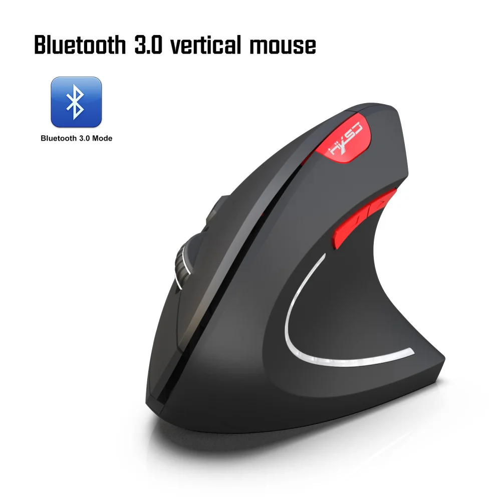HXSJ Bluetooth Вертикальная мышь Эргономика 800/1600/2400 Точек на дюйм профилактика мышь стороны игра офиса Мыши Pc ноутбук аксессуары