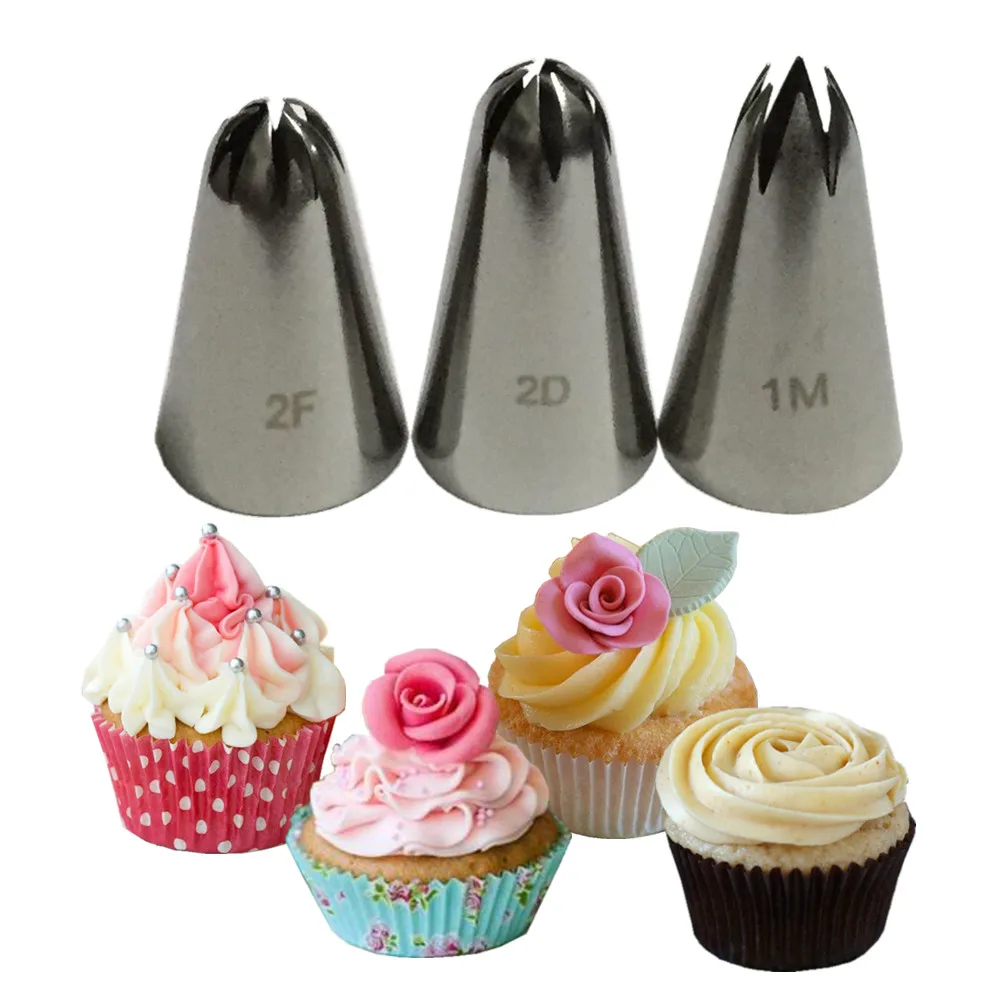 Buy Large Size Rose Flower Cake Decorating Icing Tips