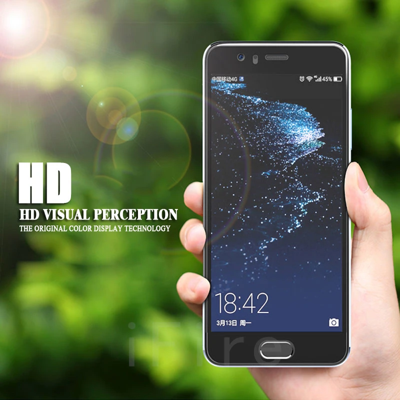 Экран протектор Стекло для huawei P8 lite 2017 P9 P10 плюс полное покрытие Honor 9 8 закаленное