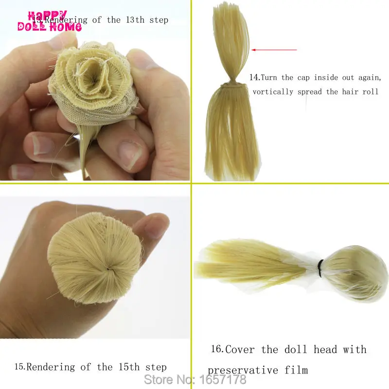 15*100 см DIY кукольные парики Разноцветные Прямые волосы для sd куклы BJD 1/3 1/4 1/6