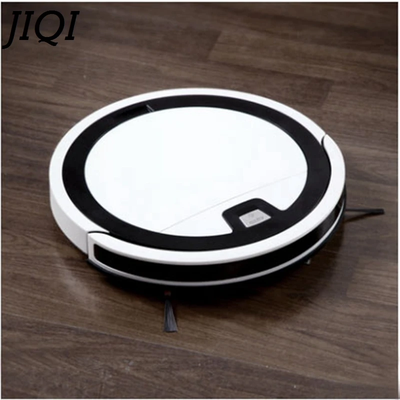 JIQI Intelligent Robot Vacuum Cleaner Self-Charge HEPA Filter Wet and dry mopping sweeper Household smart dust catcher Aspirator