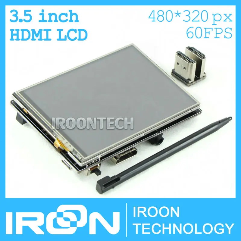Raspberry PI 3 Модель B 5 &quotдюйма TFT HDMI ЖК-дисплей Дисплей с Сенсорный экран 480*320 px 60
