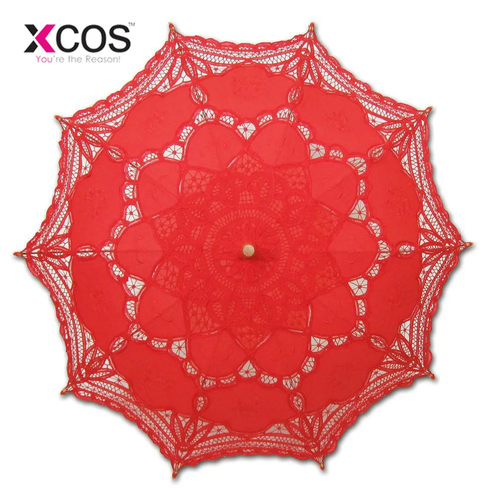 Кружевной зонтик с ручным открыванием, Свадебный зонтик, аксессуары для свадьбы, Свадебный зонтик для душа SA853