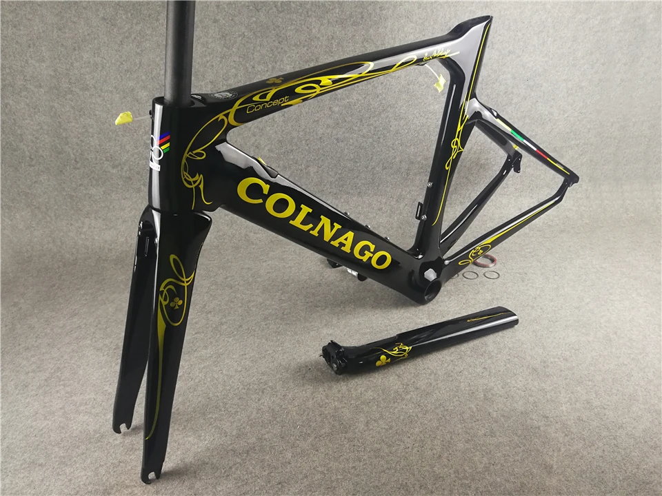 Colnago CONCEPT Gold logo Black (3)