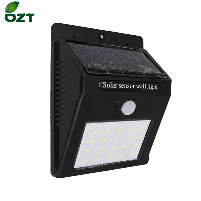 

LED Solar Light 20 Leds Waterproof Outdoor Lamp PIR Motion Sensor Solar Wall Lamp Energy Saving Light Garden Decoration