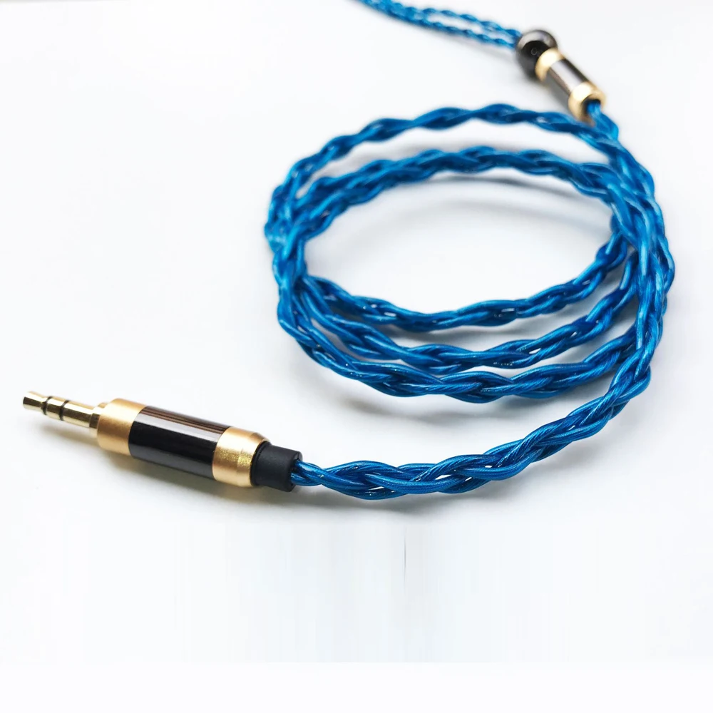 

Tiandirenhe 4N-252 core Silver Plating Upgrade Earphone Cable 3.5 Plug for SNOY DMPZ1 PHA2A Custom-made Plug for iPhone Ligthing