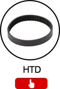 Закрытый резиновый зубчатый ремень HTD5M Длина шага 250 мм 255 мм 260 мм 265 мм ремень Ширина 15, 20, 25 мм маршрутизатор машина