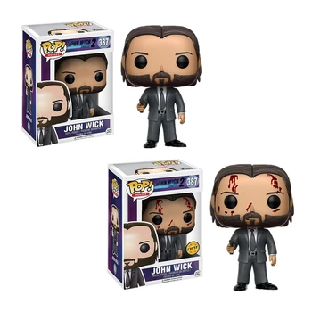 

Funko pop #387 JOHN WICK Limited Edition Chase Action & Figures Toy Vinyl Doll Collectible Model Toys for Children Birthday Gift