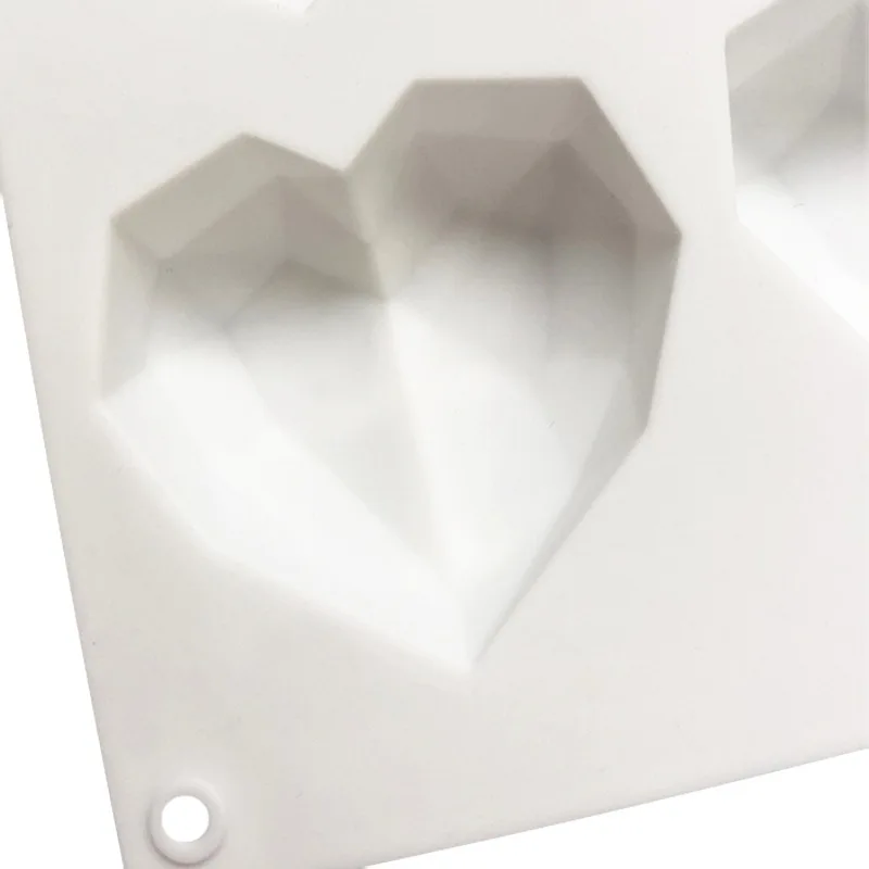 Atekuker Алмазная форма любви DIY силиконовая мышь Форма для выпечки торта Кондитерские инструменты Jelly формы желе