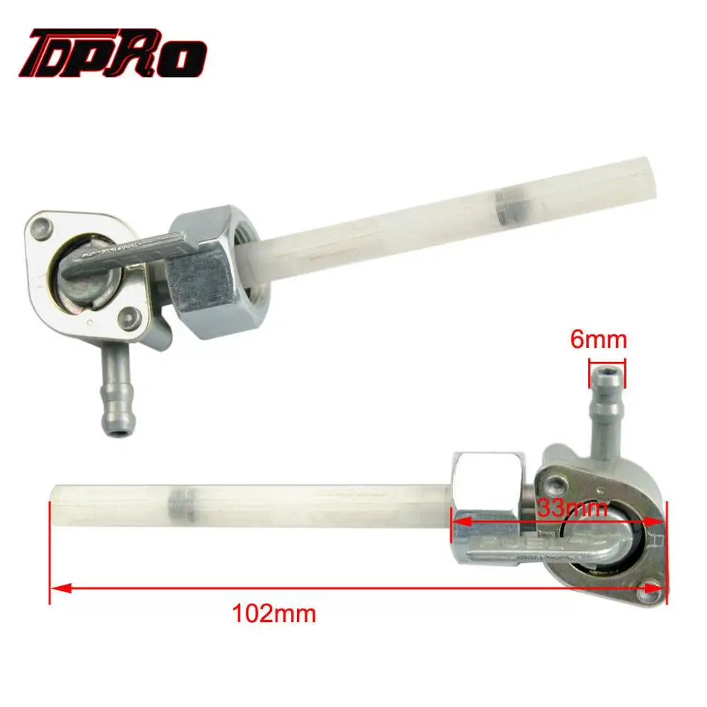 sourcing map Dep/ósito de Combustible Interruptor Llave V/álvula de Purga para Moto Cy6-125