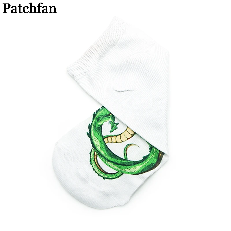Patchfan Dragon ball Shenron, Новое поступление, женские Носки с рисунком аниме, короткие носки, Kawaii, вечерние, подарки для косплея, A2084