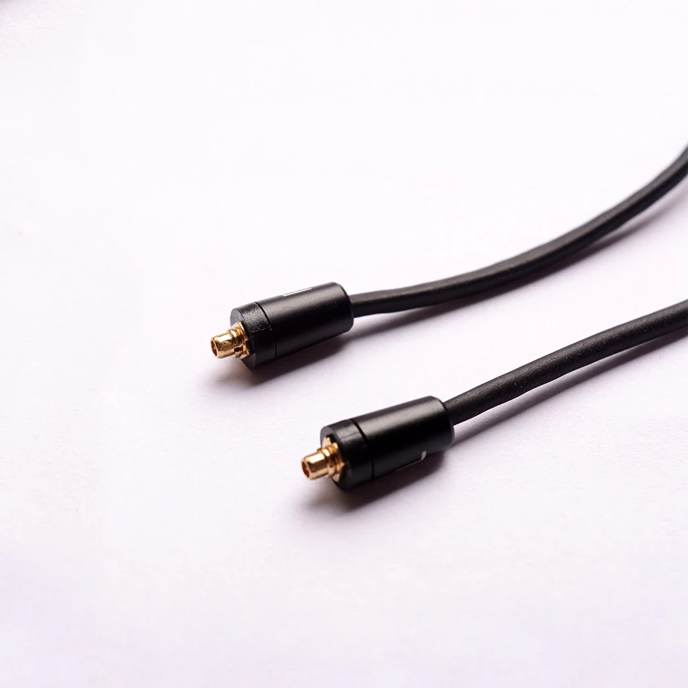 Cable MMCX Headphone Cord 3.5mm Aux Audio Mic Plug SONY XBAZ5 SHURE