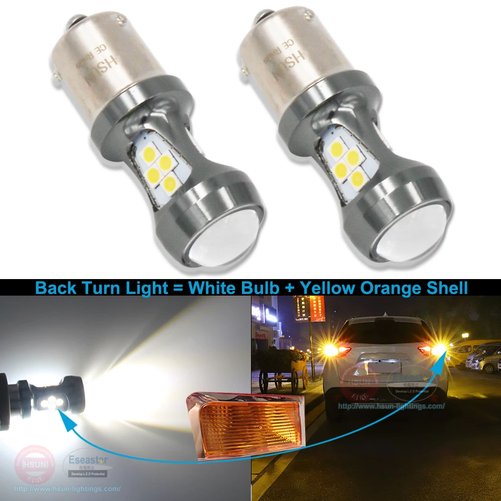 BA15S-16 SMD3030-W-Turn-Light