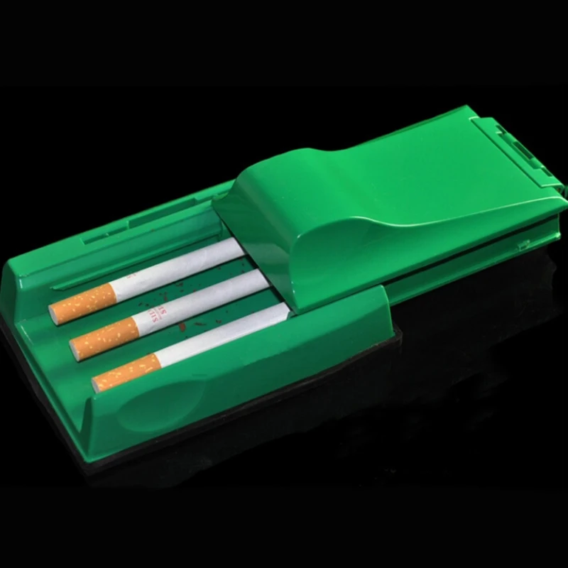 

1PC Manual Cigarette Rolling Machine filter Three Pipe Tobacco cigaret herb grinder Roller Injector Fast shipping