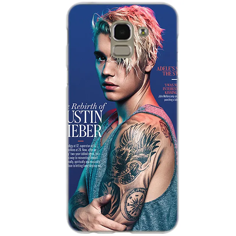 MEIBAI Justin Bieber singer Transparent Hard Case for Samsung Galaxy J3 J5 J7 2017 EU J4 plus J2 core J2 pro 2018 J7 max