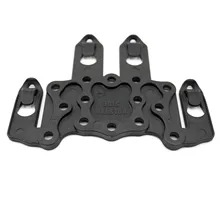 1х практичная платформа жилет грудь висячая доска Военная Спортивная кобура сбоку(черный