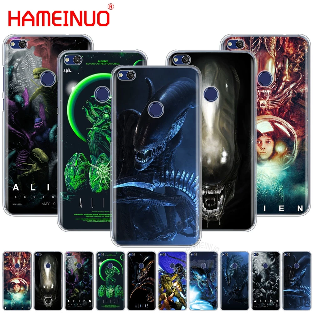 

HAMEINUO Xenomorph Aliens predator Cover phone Case for huawei Ascend P7 P8 P9 P10 P20 lite plus G8 G7 2017 mate 8
