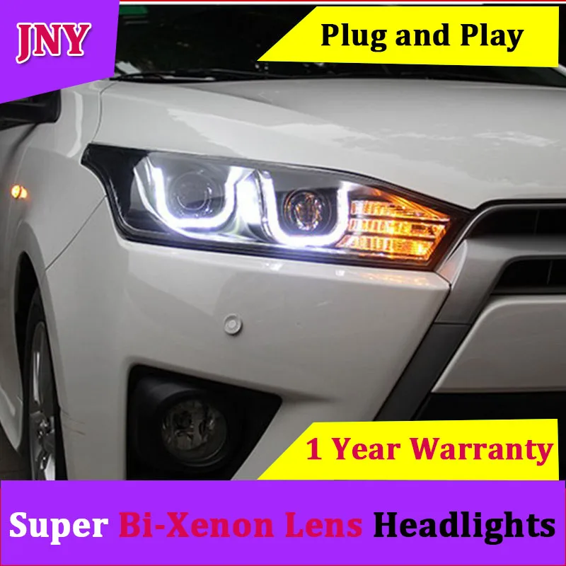 JNY Car Style Head Lamp Case For Toyota YARiS headlights 2014 2016
