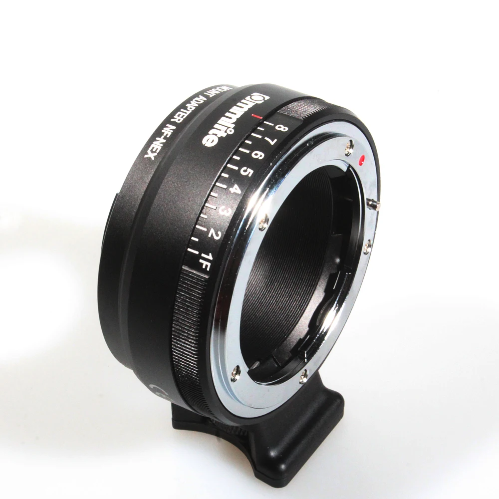 Camera Lens Adapter CM NF NEX Lens Mount Adapter for Nikon NF Lens to