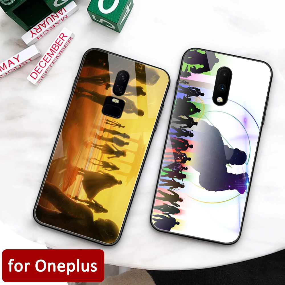 Чехол для Oneplus 6T стеклянная задняя крышка super hero 7 pro coque 1 + 5 5t 6 6t |
