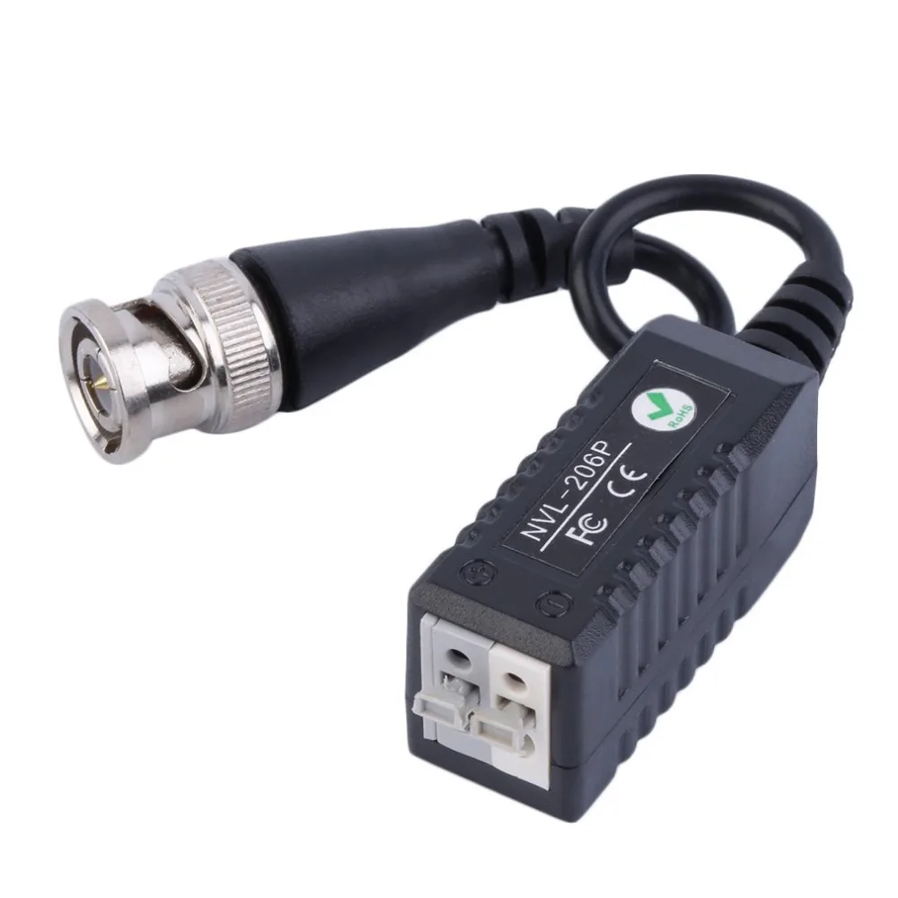

newLESHP 1 Pair HD CCTV Via Twisted Video Balun Transmitter for CVI/TVI/AHD 0-300m Hot Dropshipping
