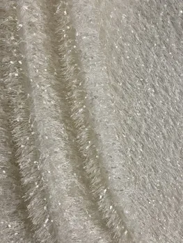 

Cyndi-10.2305 fashionable sequins tulle embroidery french net lace fabric for party dress