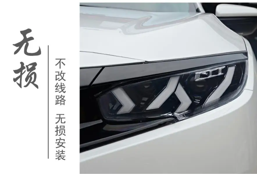 2016 ~ 2018/2012 2015 год автомобиль Стайлинг для Civic фар hid xenon/светодиодный DRL Туман