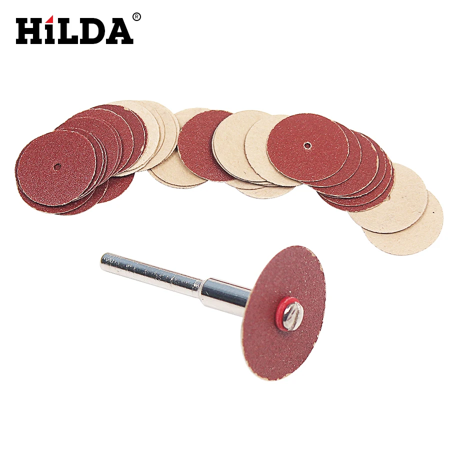 

HILDA Sanding Sheet Disc Sand Paper 20x0.3mm dremel style acsessories suit for dremel rotary tools 30pcs