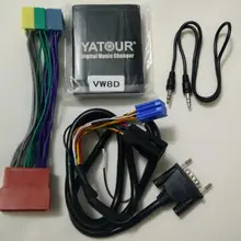 Yatour Audi 8Pin+ Audi20 для Audi A2 A4 A4/S4 A6/S6 A8/S8 TT AllRoad головное устройство цифровой радио CD Changer USB MP3 плеер