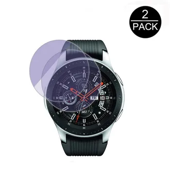 

2Pcs HD Tempered Glass Screen Protector 42mm 46mm Anti-scratch Screen Protective Film Guard For Samsung Galaxy Smart Watch