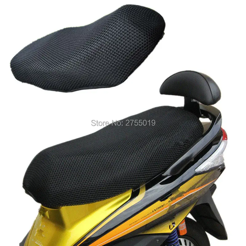Universal Breathable black Motorcycle cars Motorbike mesh seat cover