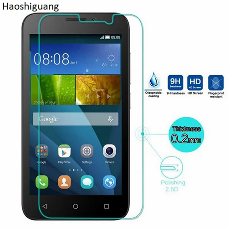 

2Pcs Tempered Glass For Huawei Y541-u02 Screen Protector Huawei Y5C Y541 Y541-u02 Honor Bee Protective Film Glass For Huawei Y5C