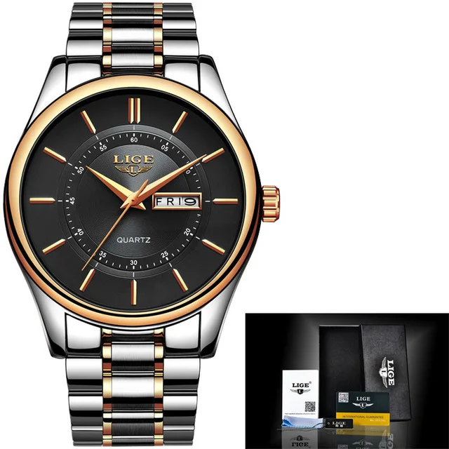Новые роскошные брендовые золотые повседневные кварцевые часы Geneva мужские из нержавеющей стали XFCS водонепроницаемые мужские часы Relogio Masculino - Цвет: silver gold black