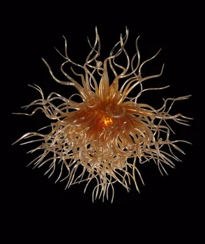 

Blown Glass Chandelier Lighting Art Deco Free Shipping
