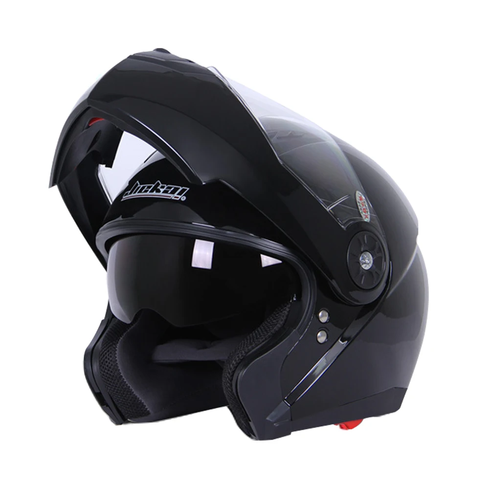 Мотоцикл Jiekai шлем для мужчин шлем для мотокросса полное лицо шлемы Анти-туман Мотоцикл Чоппер гоночный Filp Up модульная езда Casco